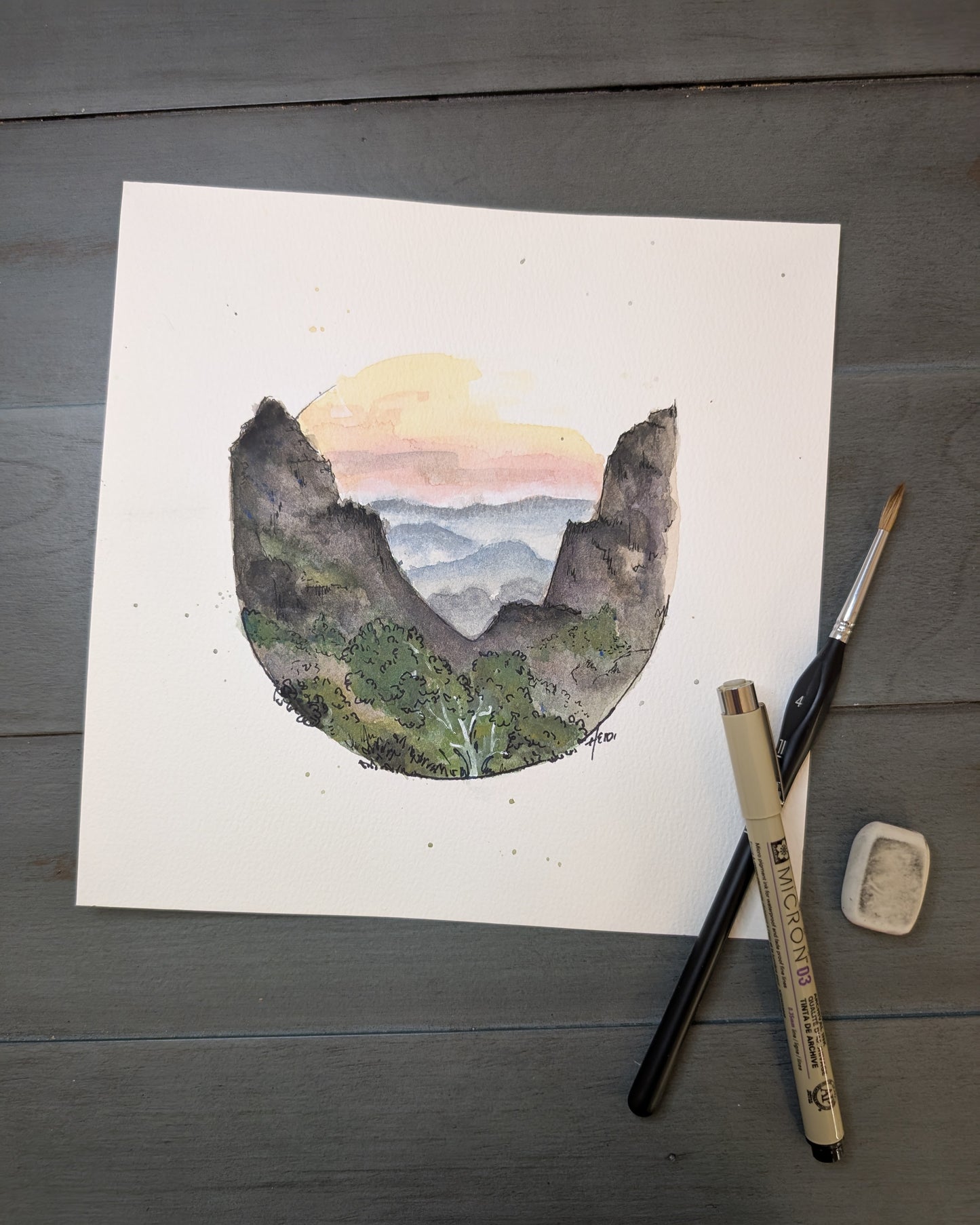 Big Bend National Park 8x8 print