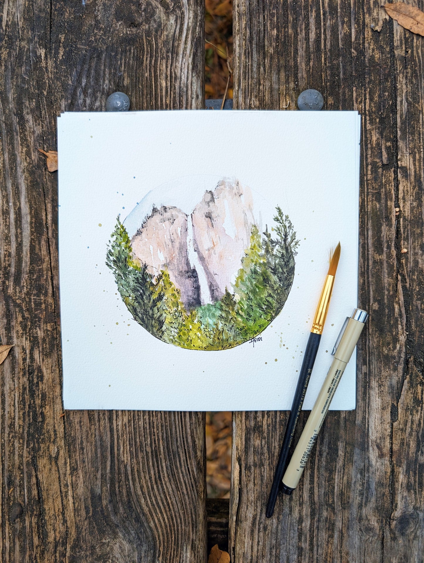 Yosemite National Park 8 x 8 Print