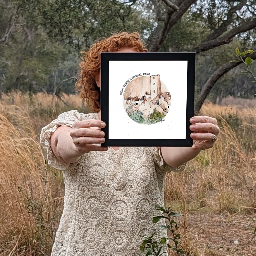 Mesa Verde National Park 8 x 8 Print