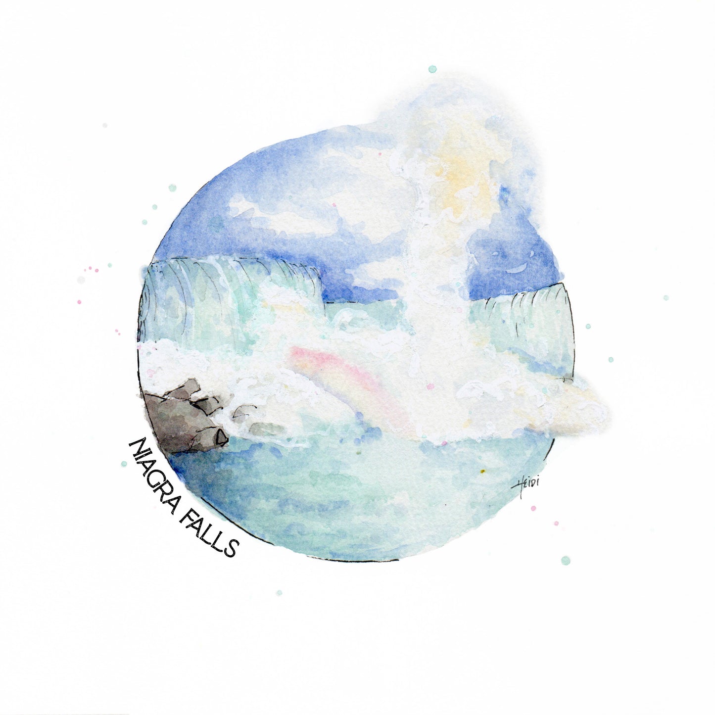 Niagara Falls 8x8 print