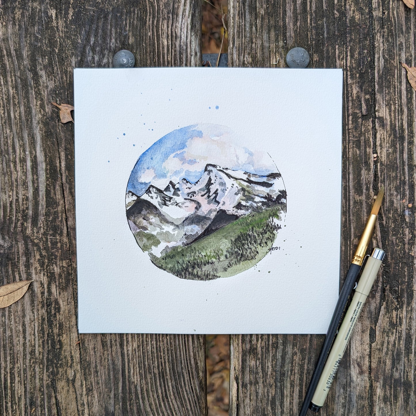 Rocky Mountain National Park 8x8 Print