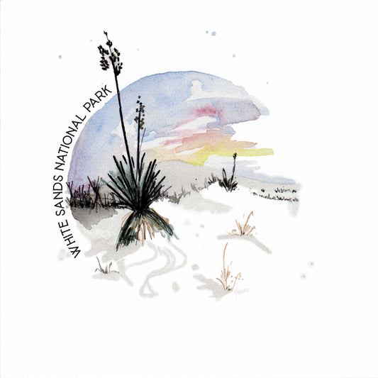 White Sands National Park 8 x 8 Print
