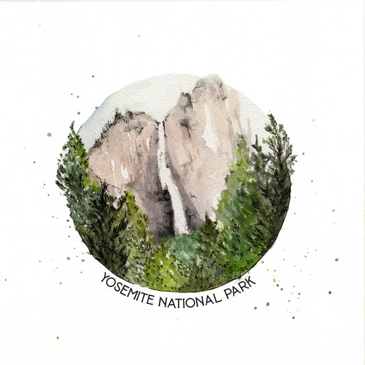 Yosemite National Park 8 x 8 Print